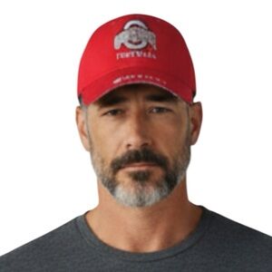 Vintage‎ Ohio State Buckeyes Football Hat - National Champions Red Cap OSU     G